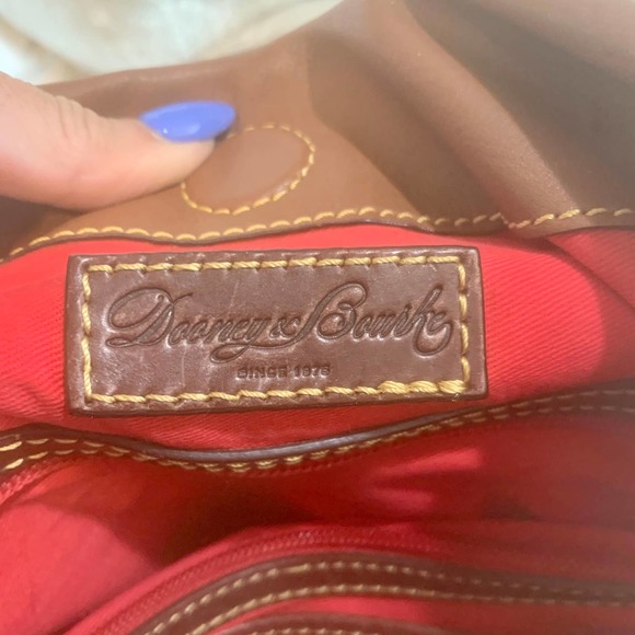 Dooney & Bourke Leather Handbag brown - Picture 6 of 11